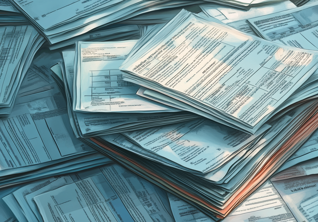 Close-up of multiple stacks of hundred-dollar bills representing a large amount of cash.